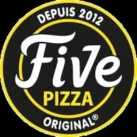 Five Pizza restaurant logo